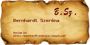 Bernhardt Szeréna névjegykártya